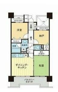 【間取り】 | レクセルプラザ西川口 | 間取りです。