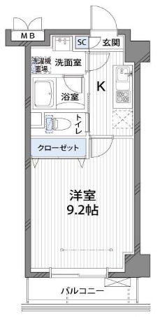 【間取り】 | ラフィネ三軒茶屋
