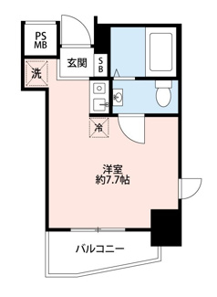 【間取り】 | エスコート麻布十番 | 間取りです。