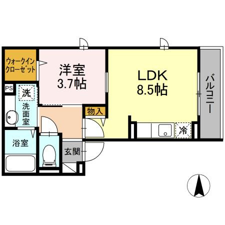 【間取り】 | さくらパレスS