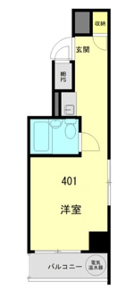 【間取り】 | ハイツ芝大門 | 間取りです。