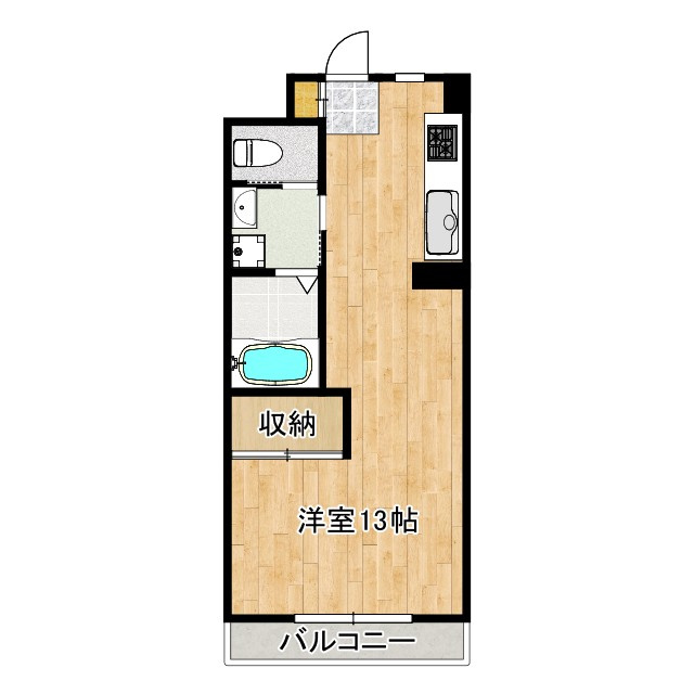 ロイヤルハイツフジの間取り|間取り図です