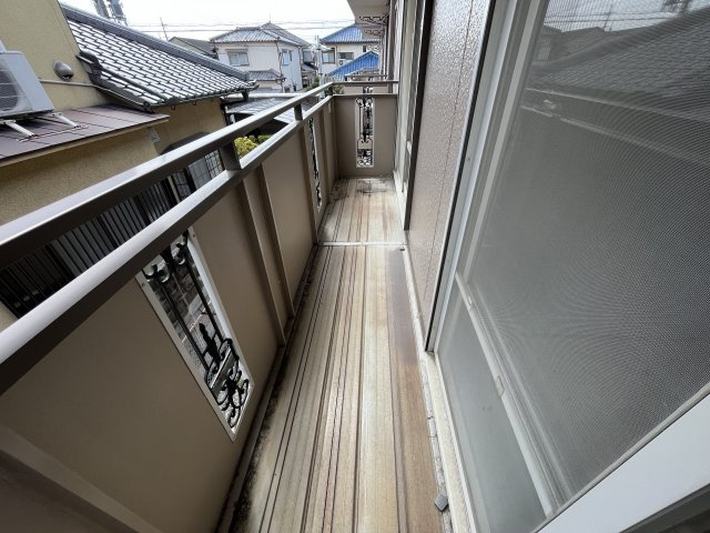スカイコーポのバルコニー