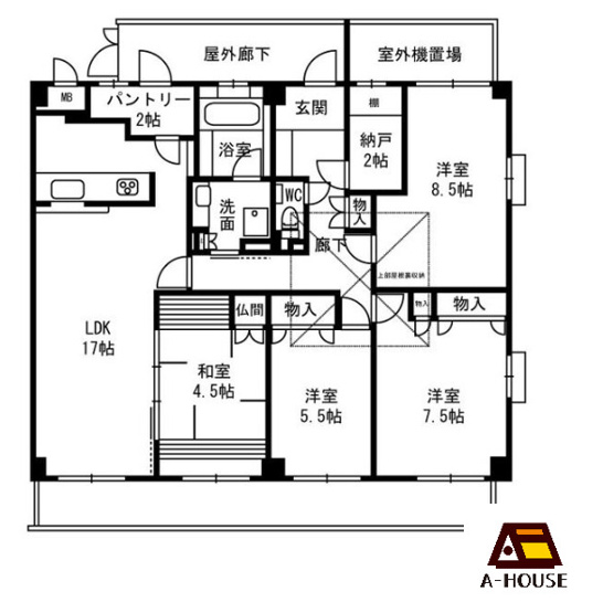 【間取り】 | マジョール松崎町