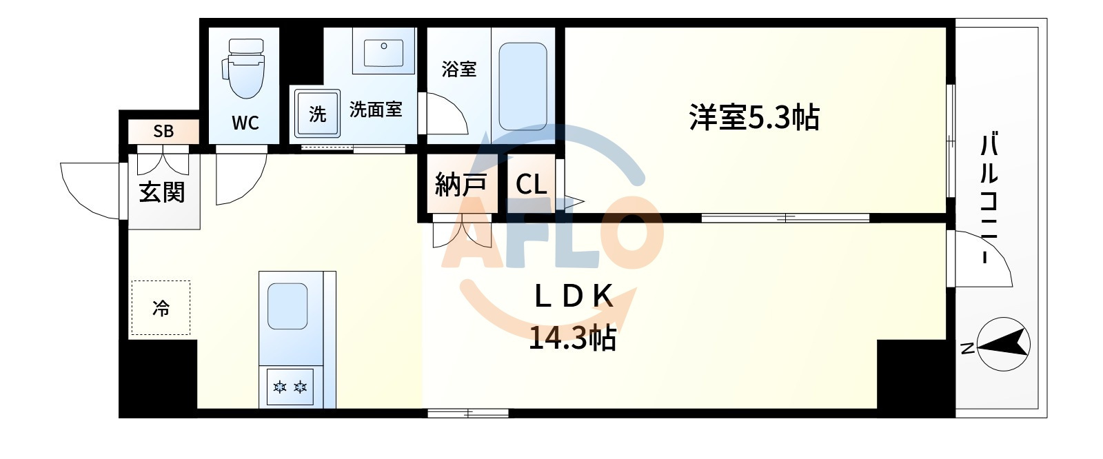 ボヌール梅田の間取り|ボヌール梅田　間取り