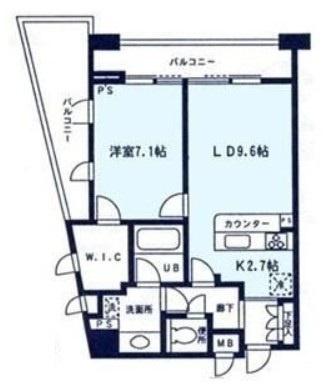 オーキッドレジデンス神楽坂の間取り