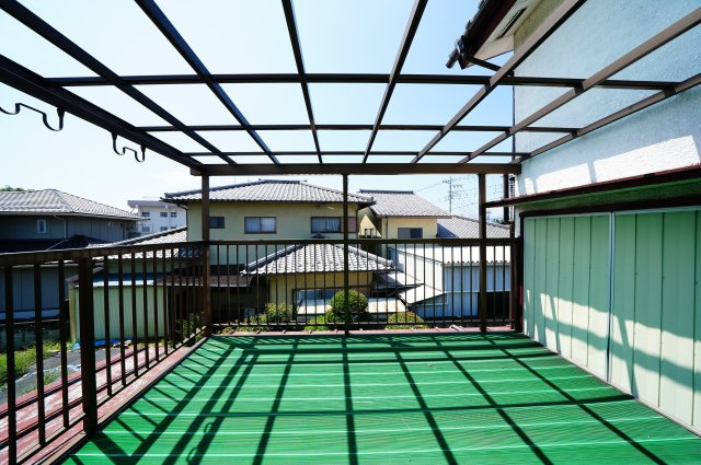 藤岡市下栗須中古住宅のバルコニー