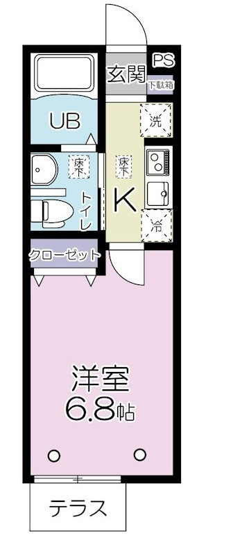 グランビル清水の間取り|間取りです。