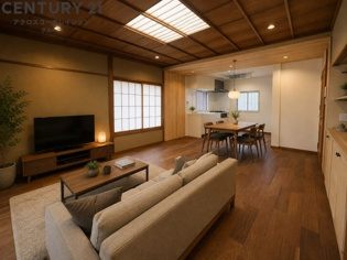 南昭和町戸建ての居間