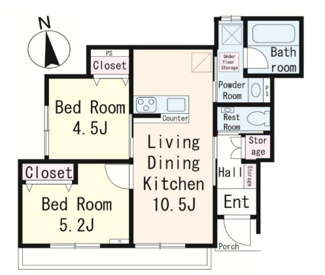 【間取り】 | Kua Maison J