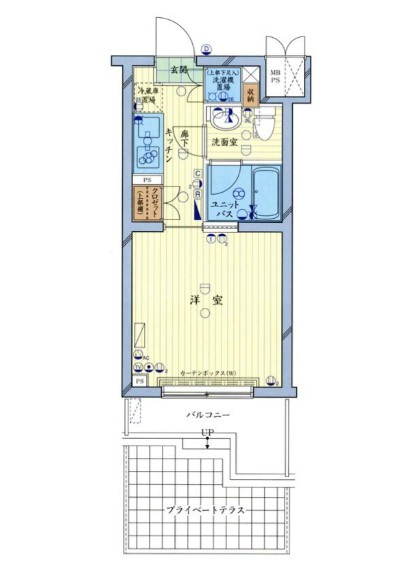 ルーブル笹塚弐番館の間取り|間取りです。