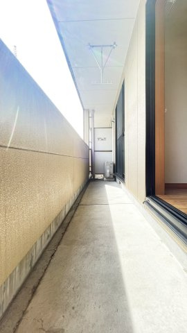 コートヴェール中島田のバルコニー