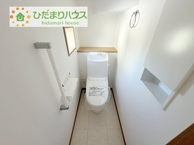 【トイレ】 | 土浦市荒川沖西第2期　新築戸建　3号棟 | トイレは1F、2F共に完備！取り合いになることがありませんね(^^)/