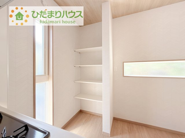 【収納】 | 土浦市荒川沖西第2期　新築戸建　3号棟 | 備え付け収納で、スッキリお片付け！