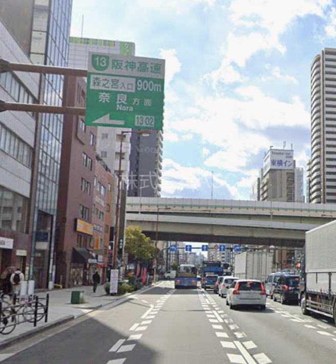 エルコート谷町ビルの周辺