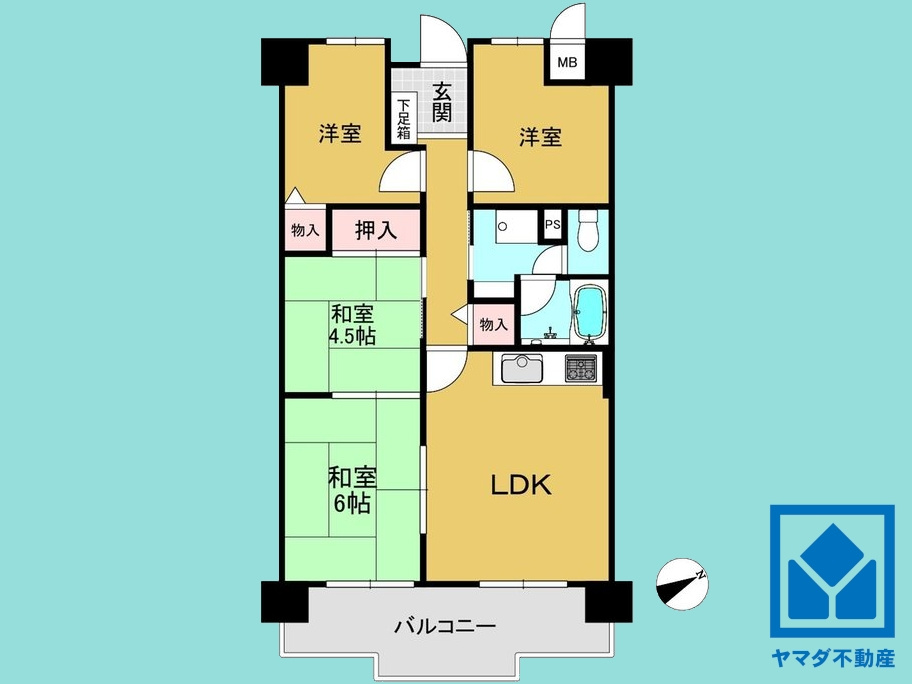 サンレスポアールの間取り