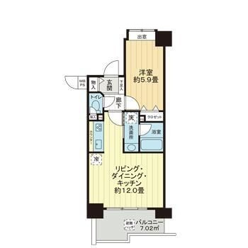 ライオンズマンション御茶ノ水の間取り|間取りです。