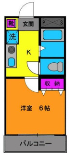 【間取り】 | ル・ポール松が谷 | 間取りです。