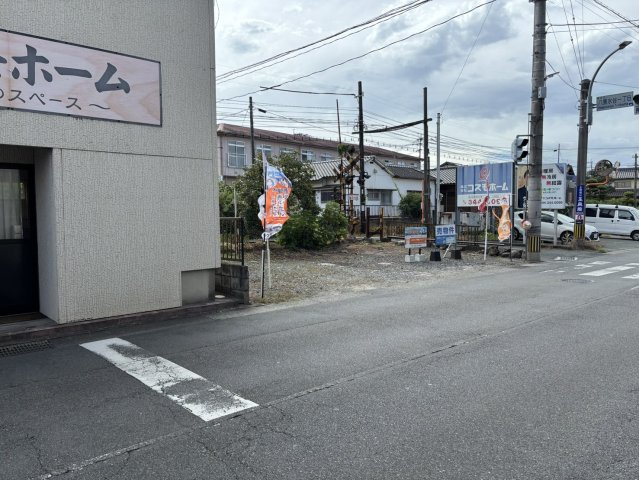 熊本市北区八景水谷1丁目売地の前面道路含む現地写真