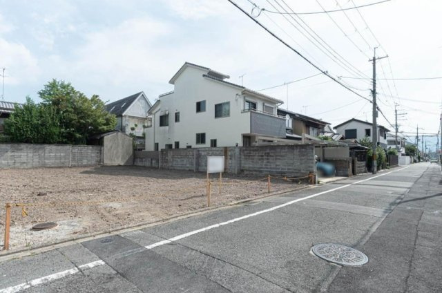 紫竹上芝本町2区画　建築条件無土地の前面道路含む現地写真