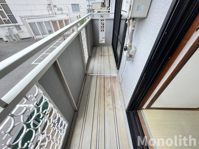 ハイツ井上のバルコニー
