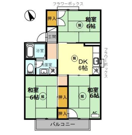ハイツ井上の間取り