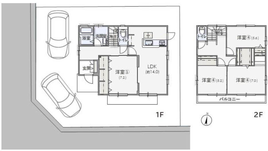 令和7年6月リフォーム済み物件　天が岡　中古戸建の間取り