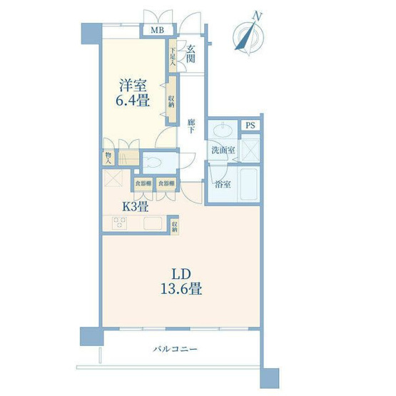【間取り】 | サンレイ広尾エクセレンテ