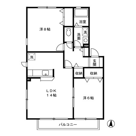 【間取り】 | シェソワ久が原