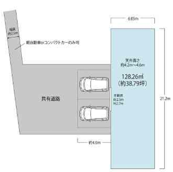 十八条３丁目倉庫の間取り