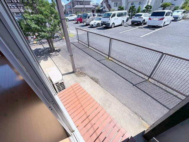 コーポながいのバルコニー