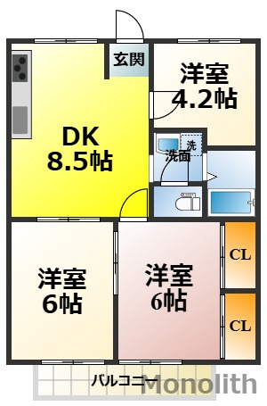 エステートピア泉北の間取り