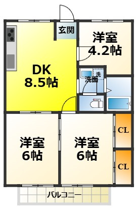 エステートピア泉北の間取り