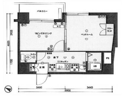 【間取り】 | エスコート代田橋