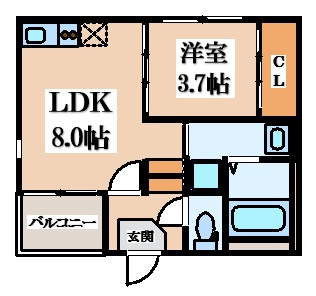 【間取り】 | ハーモニーテラス花園東町