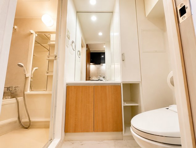 文京区白山５丁目の賃貸マンションの洗面所