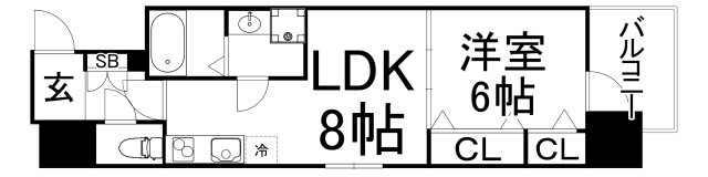 【間取り】 | プレサンス心斎橋ニスト