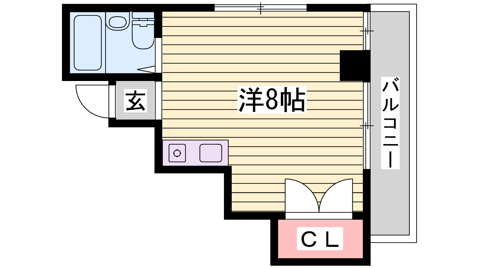 NOBSUN海岸通の間取り