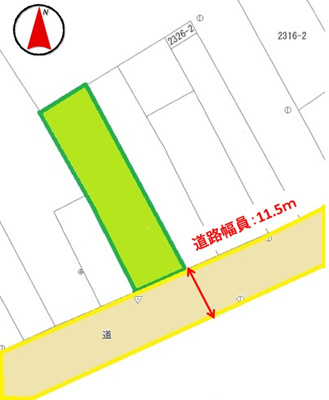 【区画図】 | 大田原市中央2丁目　383万円　土地