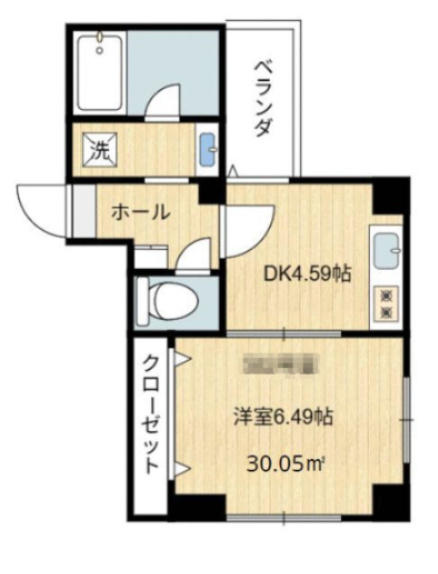 シャンテ業平橋の間取り