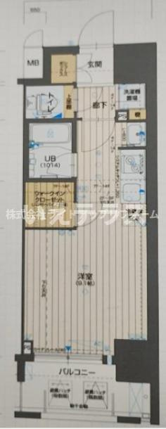 アスヴェル神戸駅前の間取り