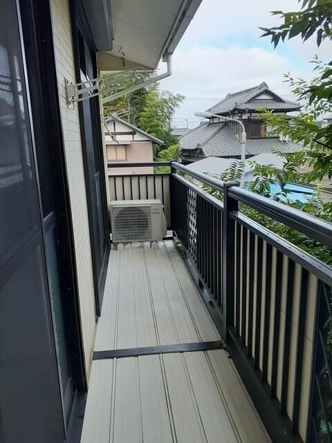フロイデガルテンＢのバルコニー