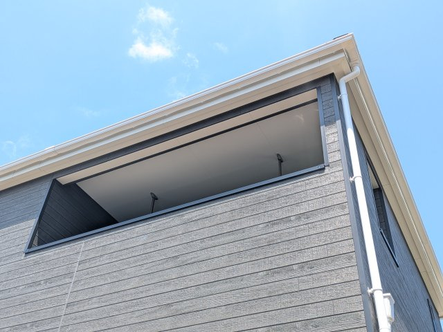 土浦市生田町　第4　新築戸建　4号棟のバルコニー
