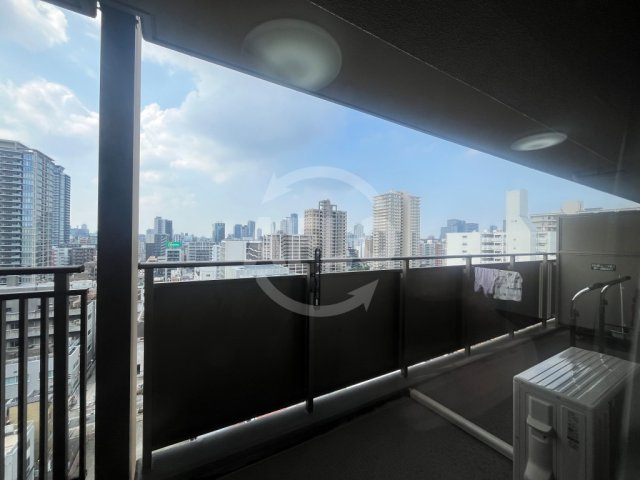 ファミール扇町アーバンステージのバルコニー