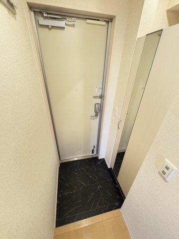 コーポスカイGの玄関
