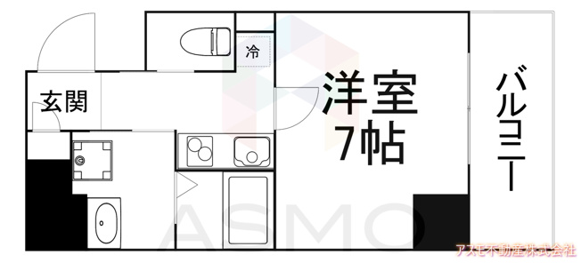 【間取り】 | ArtizA森ノ宮D.C
