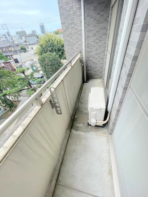 マノワール四谷のバルコニー