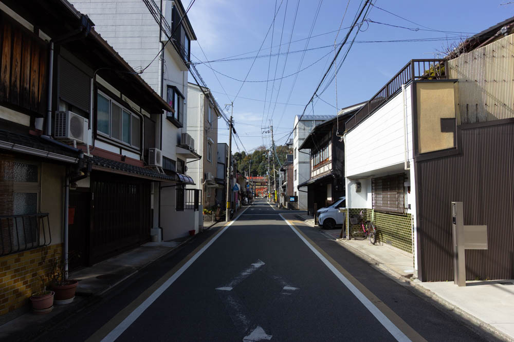 京都紫野 こだわり集まるまちの京町家の周辺|京都らしい落ち着いた街なみ