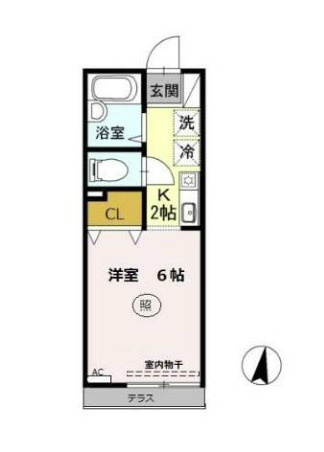 テラス明大前の間取り