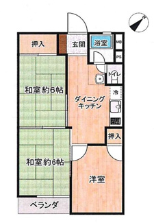 【間取り】 | 南千里コーポラス